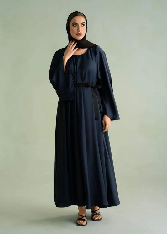 Elegant Navy Abaya